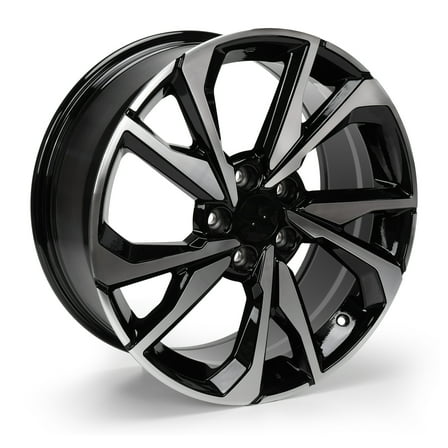 18" Replacement Wheel Rim for Honda Civic 2017-21, 18x8-inch 5-Lug Smoked Rim