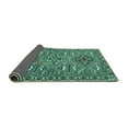 thumbnail image 2 of Ahgly Company Indoor Rectangle Persian Turquoise Blue Traditional Area Rugs, 8' x 12', 2 of 4