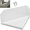 White, variant on NoOverflow Extreme XL Downspout Rain Gutter Splash Diverter, Left Flow, Aluminum, USA Made, White