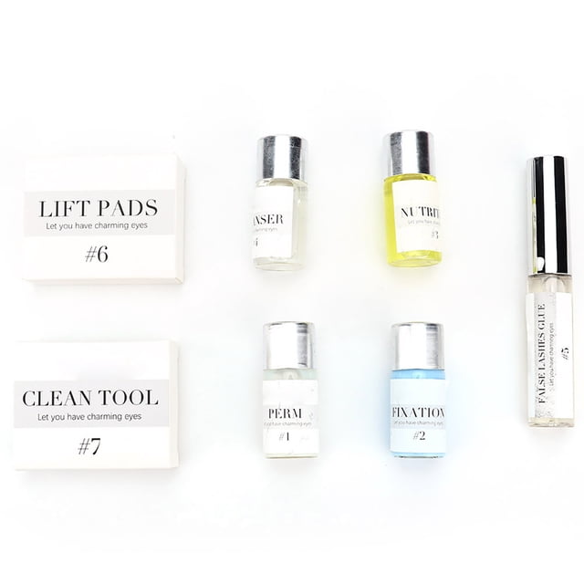 Kit De Permiso De Las Pestañas, Kit Preciso De Elevación De Las Pestañas, Flawless Conveniente Excepcional Para El Estilista De Bodas En Casa POFESSAL PERSONAS PARTILLA CIMENTES