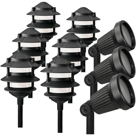 Paradise New Black Cast Aluminum Low Voltage Home Landscape Paradise New Black Cast Aluminum Low Voltage Home Landscape