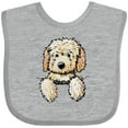thumbnail image 3 of Inktastic Pocket Goldendoodle Boys or Girls Baby Bib, 3 of 4