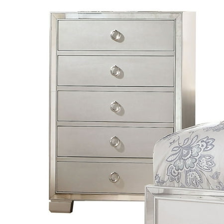 Acme Furniture Voeville II Platinum Bedroom Chest (Best Rated Bedroom Furniture)