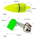 thumbnail image 2 of 10 piezas de luz de alarma de cebo de mordedura de caña de pescar nocturna LED con indicador de anillo de campanas gemelas, 2 of 7