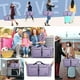 thumbnail image 2 of Bolsa de viaje Fmeida 65 L con compartimento para zapatos, repelente al agua, 2 of 7