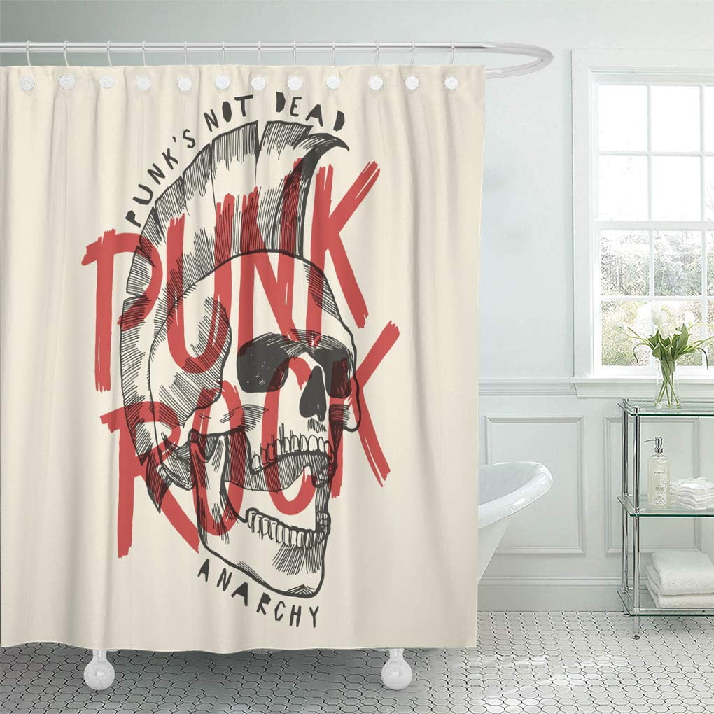 Grateful Dead Fabric Durable Shower Curtain 66''x72'' 