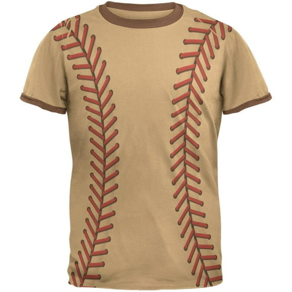 Baseball Stitches Mens Ringer T Shirt