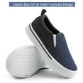thumbnail image 5 of NCCB Boys Sneakers ​Casual Slip on Loafers Kids School Canvas Shoes Navy 8 Toddler, 5 of 6