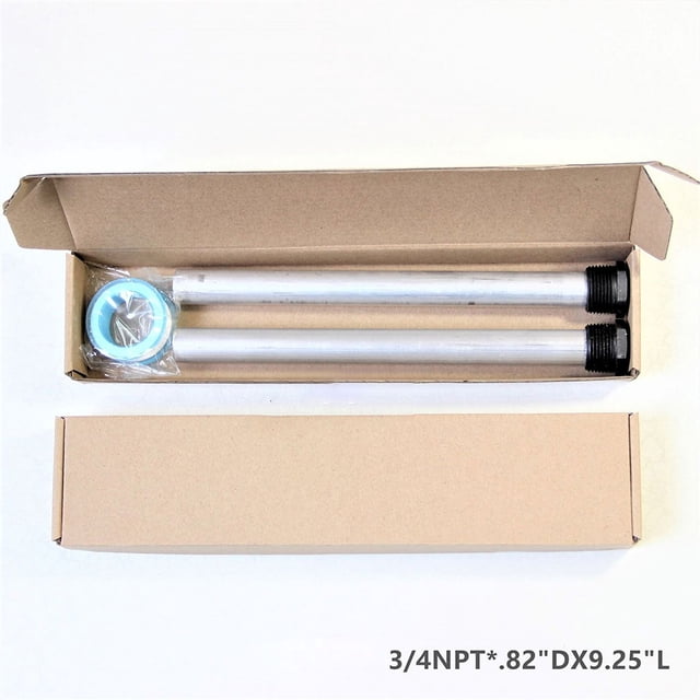 Varilla de ánodo para calentador de agua 2 uds Kit de varilla de magnesio tapa de soldadura negra inhibición de escala NPT3/4 varilla de ánodo para calentador de agua ANGGREK Otros