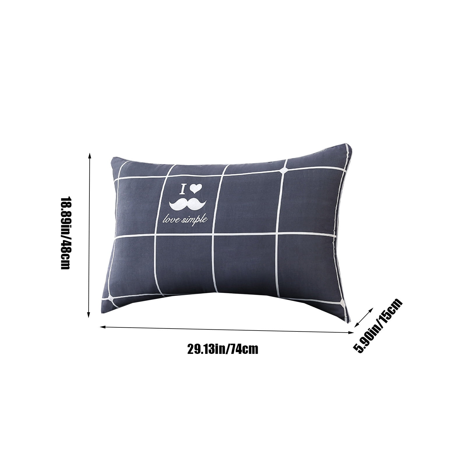 AuroraX Queen Bed Pillow Medium Soft Cooling Huge Overfilled Single Bed Pillow for Side and Back Sleep Blue Standard Bed Pillow Decor Mother's Day Gifts