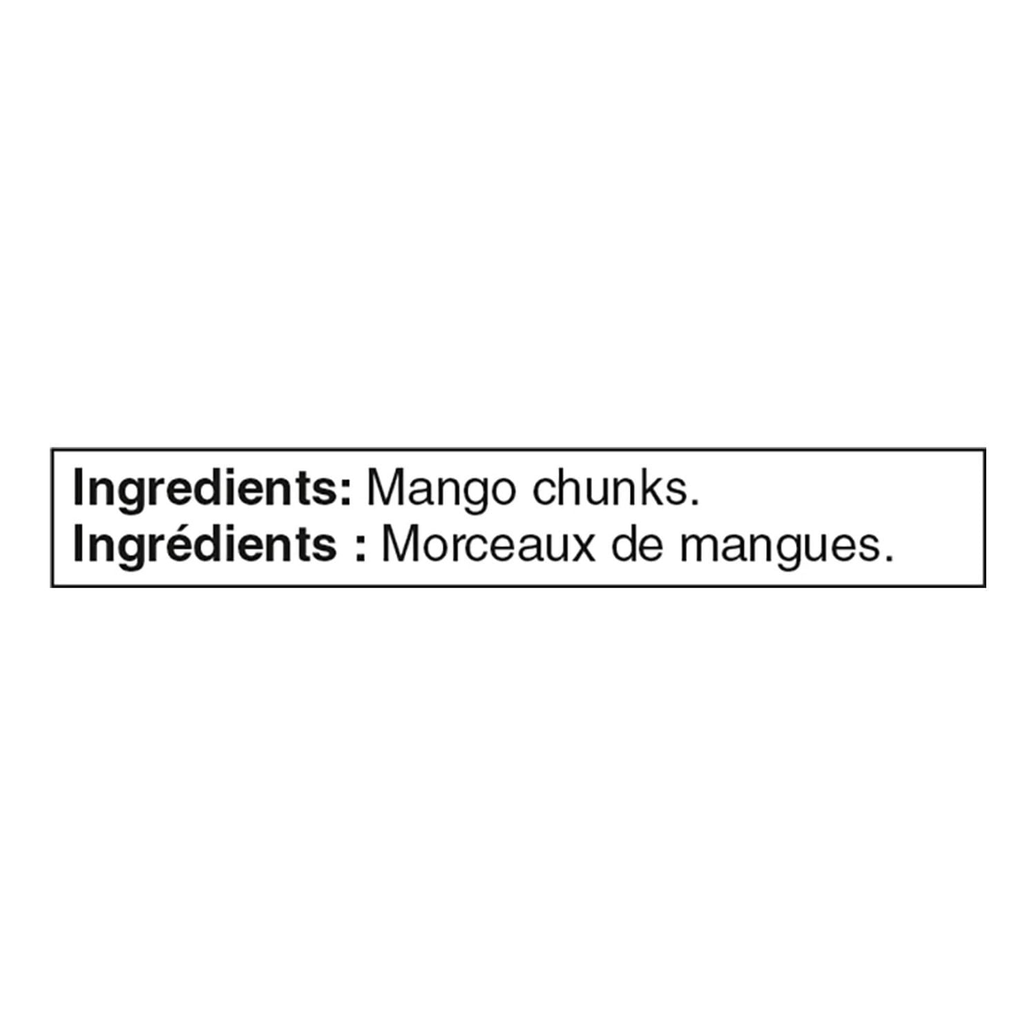 Great Value Frozen Mango Chunks, 600 g