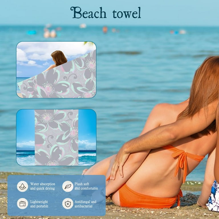 Antibacterial Microfiber Beach Towel