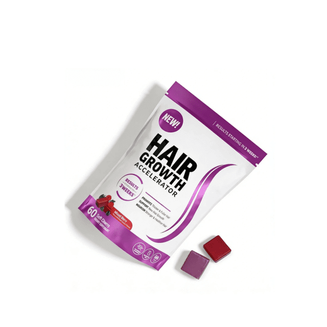 Biotin Gummies for Hair, Skin & Nails, Daily Vitamin Supplement, Beauty Support Gummies, 60 Count, Makeup Organizers