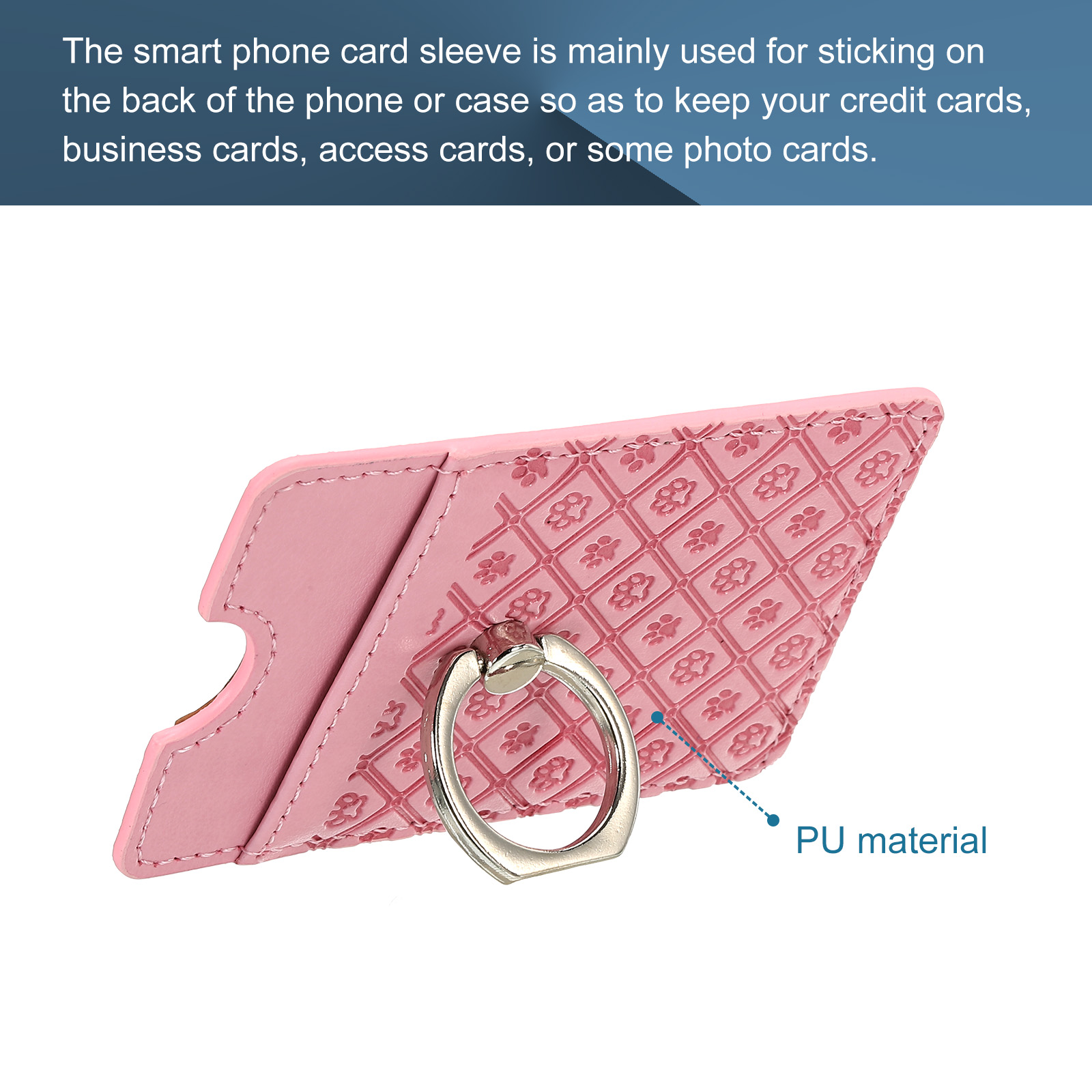 phone sleeve for cards Amazon.com: Phone Card Holder RFID Sleeve, Pu Leather Back Phone Wallet  Stick-On Pull 5 Card Holder Universally Pocket Covers Credit Cash for  iPhone/Android/All Smartphones (RoseGold) : Cell Phones & Accessories