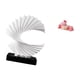 thumbnail image 5 of Estatua de resina de ciervo ondulado, escultura abstracta, figura artística delicada, adorno de mesa para dormitorio, sala de estar, cocina, comedor,, 5 of 8