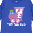 thumbnail image 4 of Inktastic 2nd Birthday Cute Train I'm Two Girls Long Sleeve Toddler T-Shirt, 4 of 5