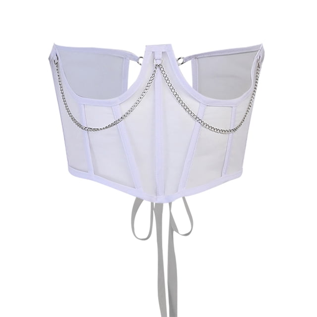 Fortune Women Gothic Corset Top Curve Shaper Modeling Strap Slimming Waist Belt