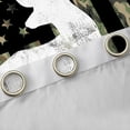 thumbnail image 4 of Castle Fairy Animal Deer Curtains Pack of 2 (42x84 Each),Camo USA Flag Curtains Blackout, 4 of 6
