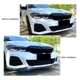 thumbnail image 4 of 3PCS Front Bumper Lip Diffuser Kit, MP Style Rear Bumper Spoiler Air Vent Cover Set, Bumper Lip Splitter Spoiler Set for 3 Series G20 G21 M Pack Pre - Facelift 2019 to 2022, 4 of 7
