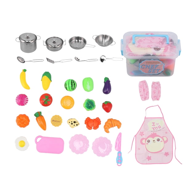 Utensilios de cocina BuyWeek Juego de cocina de acero inoxidable para niños