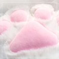 thumbnail image 3 of Guantes de pata de gato de felpa para Cosplay, accesorios de actuación, guantes de pata de gato, 2 uds., rosa Rojo Verde, 3 of 3