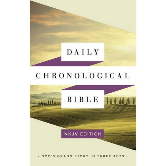 Pre-Owned NKJV Daily Chronological Bible: Hardcover Paperback