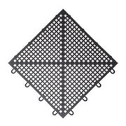 Mateflex 380052 SoftFlex Charcoal 12 x 12 In. Floor Tiles, Pack of 10