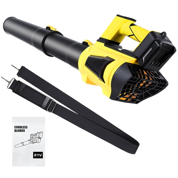 Cordless Leaf Blower Up to 750CFM Compatible with DEWALT 20V Max Battery (No Battery), Electric Leaf Blower with 6 Speed Brushless Turbofan & Shoulder Strap for Lawn Care, Snow Blowing (Tool Only)