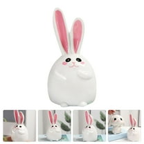 Luxshiny 1Pack Kid Piggy Bank Ceramic Rabbit Saving Jar For Home Office Bedroom Decoration
