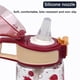 thumbnail image 2 of Toystoory Water Bottle Glass Leak-Proof Transparent Drinking Thanksgiving Creatively Measurement Bottles Christmas with Cups Kits de desorden para acampar azul, 2 of 6