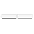 thumbnail image 1 of Tablero de mensajes para monitor de computadora Tablero de notas para pantalla Tablero de notas para monitor Montaje superior Monitor izquierdo y derecho Negro Transparente, Negro Transparente, 1 of 5