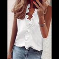 thumbnail image 4 of Camisetas Sin Mangas para Mujer, Blusas Elegantes de Verano para Mujer, Blusas Informales de Negocios, Camisas de Trabajo de Oficina L, 4 of 5