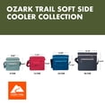 thumbnail image 4 of Ozark Trail 6-Can Soft Sided Cooler with Removable Hard Liner and Coated Exterior, Green, 4 of 10