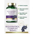 thumbnail image 3 of Suplemento Carlyle Resveratrol 1800 mg 180 cápsulas, 3 of 7