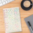 thumbnail image 5 of A6 Sticker Organizer Storage Binder, Star Planner Folder, Reusable Sticker Display Holder, 6 Ring Binder Cover, Sticker Book Collecting Album, Refillable Loose Leaf Folder, Portable Planner Shell, 5 of 6
