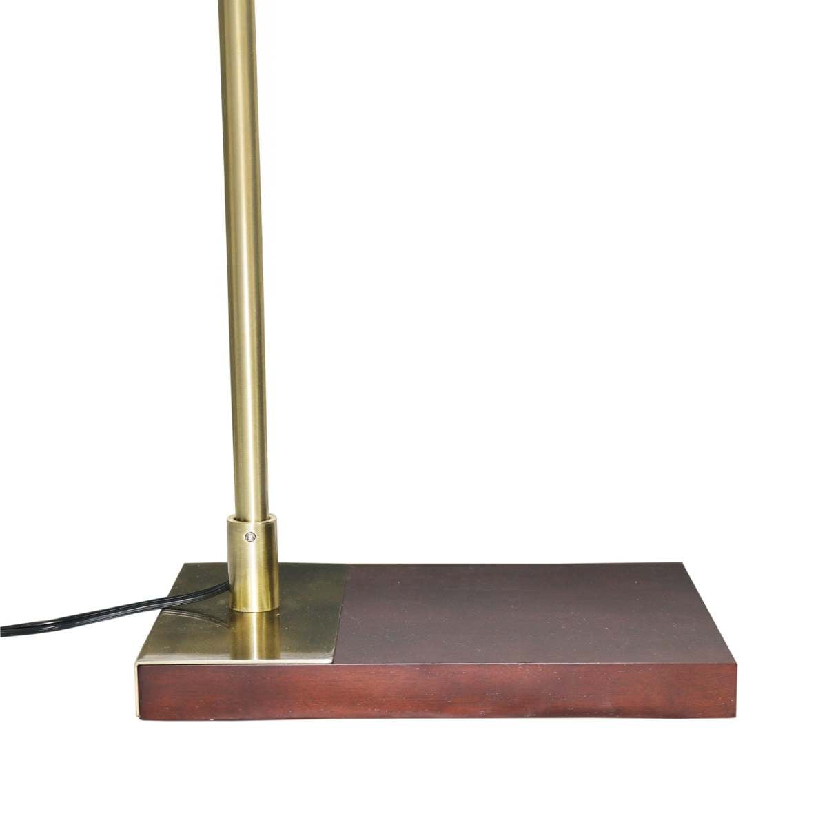 Tall Corner Floor Lamp, Standing Light for Living Room, Bedroom & Office Space Illumination Brizo Bamboo Lampshade Floor Lamp Dark brown and Bronze 110V