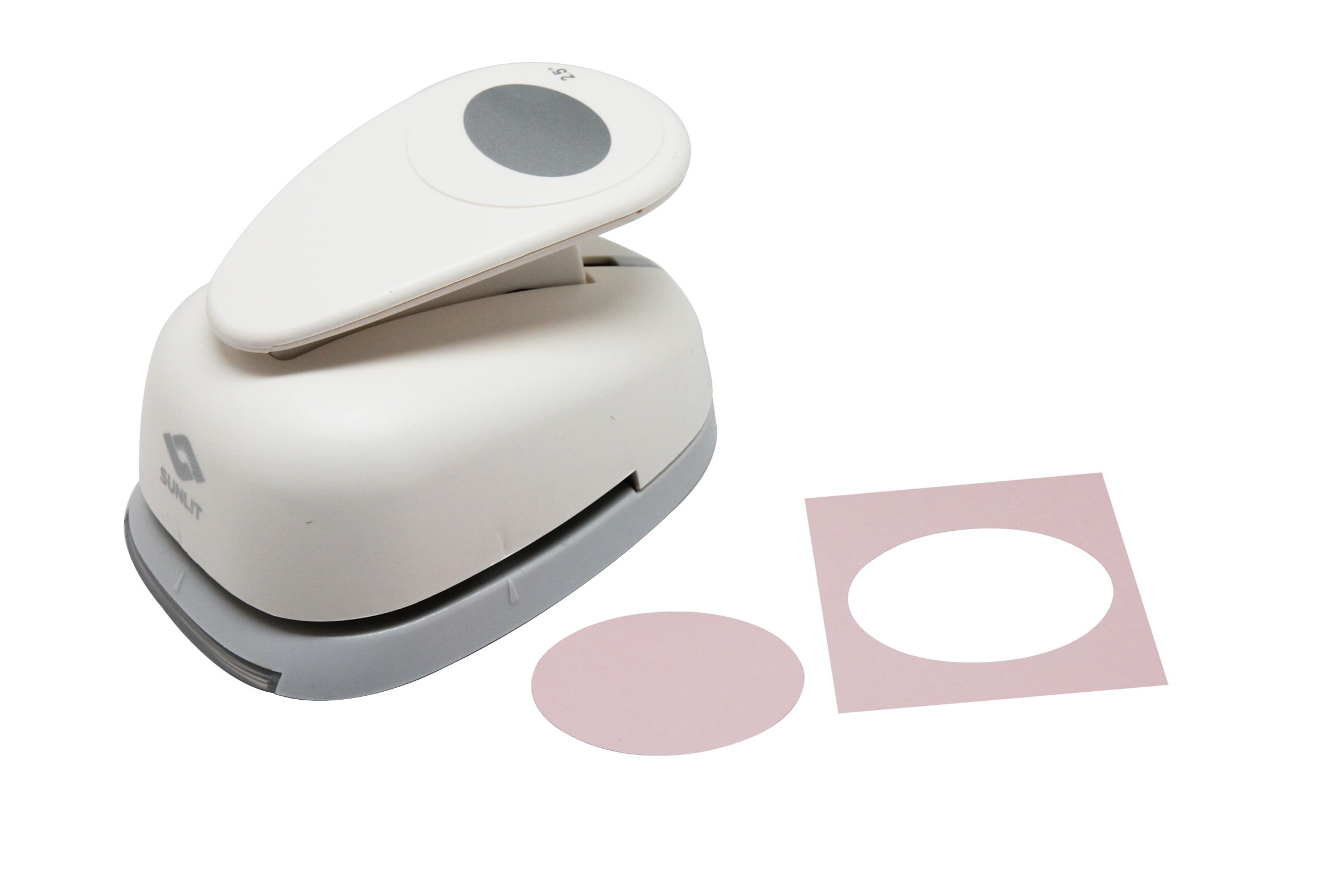 Bira 2.5 inch Oval, Easter Egg Punch, Lever Action Craft Punch for Paper Crafting Scrapbooking