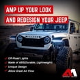 thumbnail image 3 of AMERICAN MODIFIED Grille Démon Compatible avec Wrangler JL & Gladiator JT 2018-2023, 3 of 9