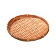 thumbnail image 4 of Baoblaze Woven Basket Fruit Basket Decorative Sundries Holder Bamboo Serving Tray Storage 22cm, 4 of 8