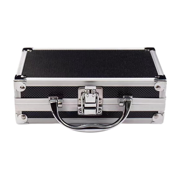 jinwen Aluminum Alloy Carrying Case 7.09x4.33x2.28'' Tool Box for Tools Toys Traval
