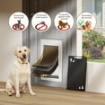 thumbnail image 3 of Dog Door 3-Flap Large Doggie Door Never Rust Plastic Doggy Door Pet Doors for Dogs Install in Interior or Exterior Doors, Insulation Flap, 2 Magnetic Flaps, Closing Panel, for Pet up to 100lb (Large), 3 of 9