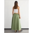 thumbnail image 5 of Mid-Rise Maxi Skirt with Drawstring, 5 of 5