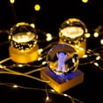 thumbnail image 3 of Luz de noche LED 3D con forma de bola de cristal para niños, proyectores de Luna y galaxia, lámpara de decoración de dormitorio, regalos creativos, 3 of 4
