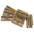 thumbnail image 3 of Bisagras de puerta de 12 piezas Bisagras de puerta plegable Bisagra de obturador Bisagras de muebles Vintage Hardware Antigua Bisagra de puertas para puertas Gabinete, 3 of 5