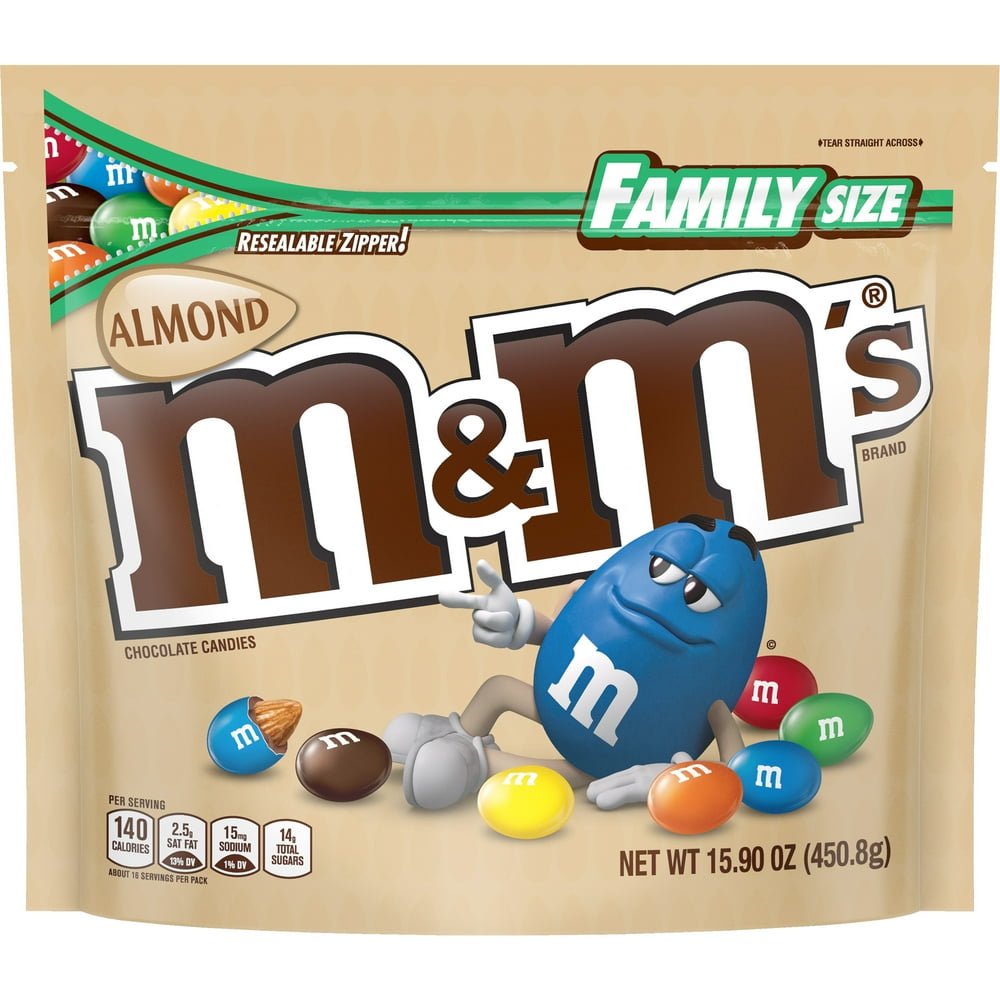 M&M'S Almond Chocolate Candy, 15.9 Oz Bag