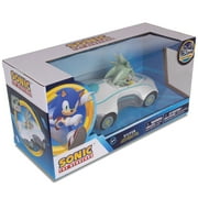 Team Sonic Racing RC: Silver - NKOK (682), 1:28 Scale 2.4GHz RC Car, 6.5 Compact Design, Officially Licensed Sega Sonic The Hedgehog, Battery Powered, Transmit Up To 150', Ages 6+