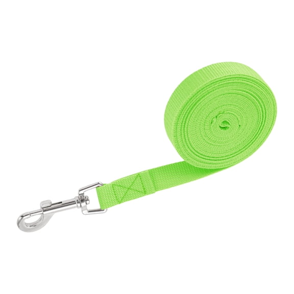 Unique Bargains 16.4ft Long Training Tie Out Camping Puppy Leash Green