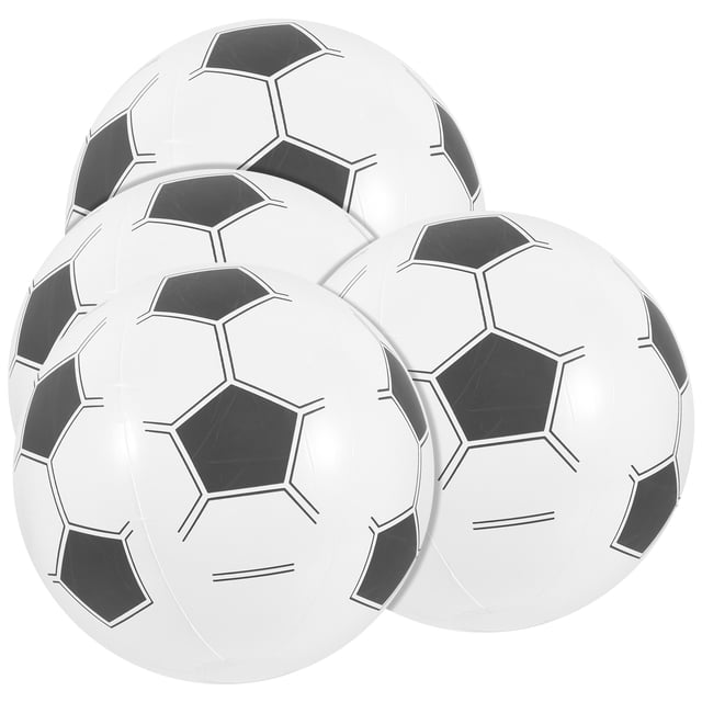 4 piezas de juguetes de fútbol inflables para niños, pelotas de playa, juguetes, inflables, fútboles, juguetes
