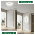 thumbnail image 5 of Jopath 12 Inch LED Ceiling Light, Flush Mount Ceiling Light,Round Low Profile Ceiling Lights for Bedroom, Living Room, Dining Room Black White, 5 of 8