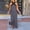 Gray plus size halter maxi dress a1, variant on Women Plus Size Halter Sleeveless Satin Elegant Beach Maxi Dress Lightweight Flowy Party Summer Vacation Dress, White 2XL